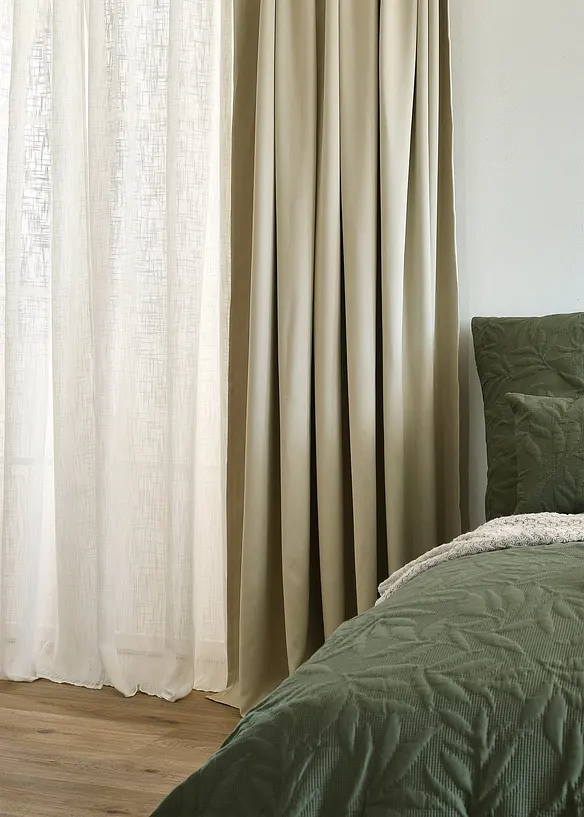 Mörkläggande gardinlängd, flera storlekar (1-pack), bonprix