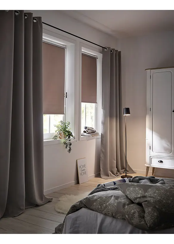 Mörkläggande gardinlängd, flera storlekar (1-pack), bonprix