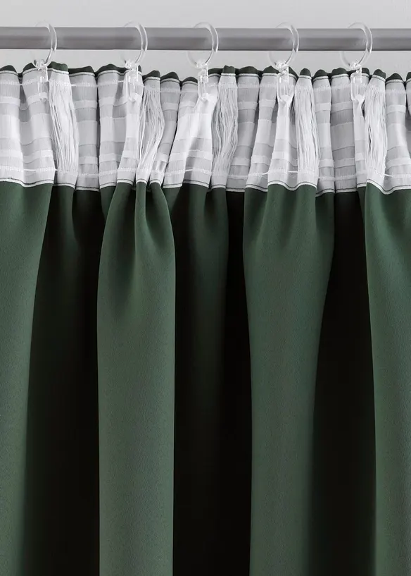 Mörkläggande gardinlängd, flera storlekar (1-pack), bonprix