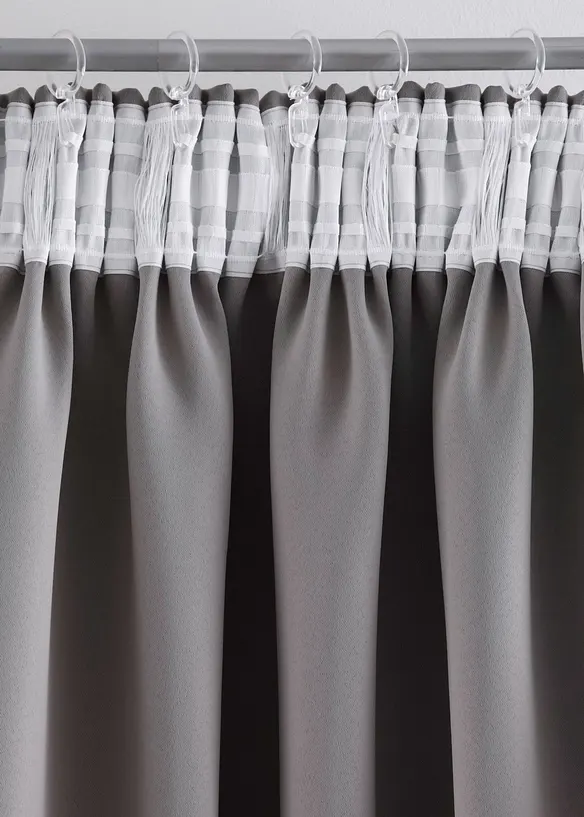 Mörkläggande gardinlängd, flera storlekar (1-pack), bonprix