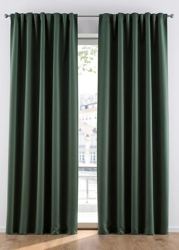 Mörkläggande gardinlängd, flera storlekar (1-pack), bonprix
