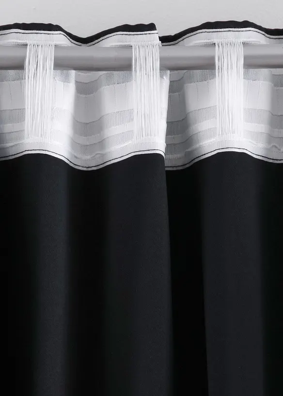 Mörkläggande gardinlängd, flera storlekar (1-pack), bonprix