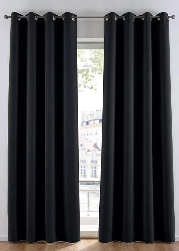 Mörkläggande gardinlängd, flera storlekar (1-pack), bonprix