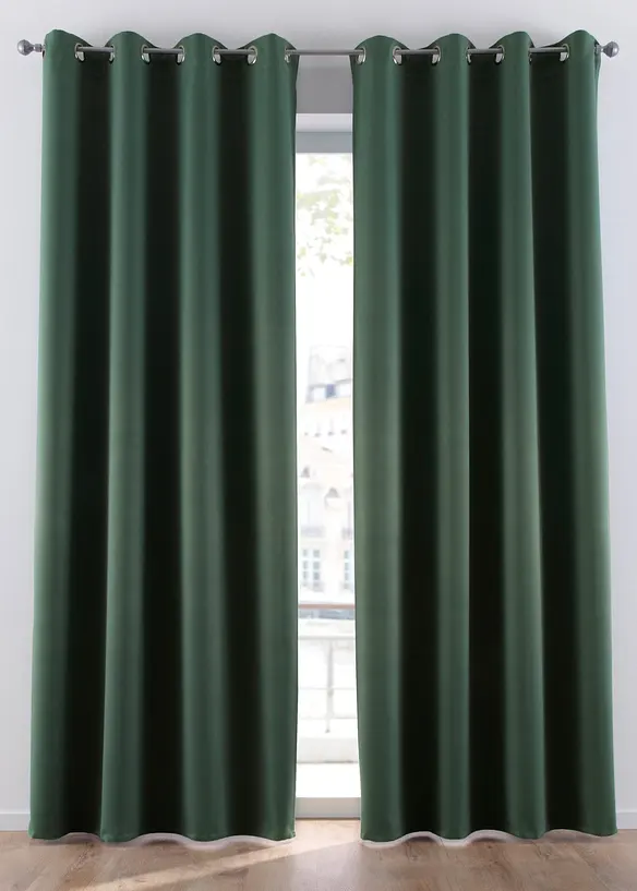 Mörkläggande gardinlängd, flera storlekar (1-pack), bonprix