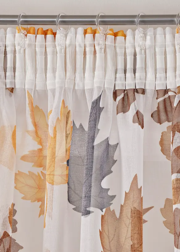 Gardin med &aring;tervunnen polyester (1-pack), bonprix