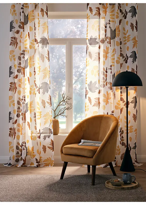 Gardin med återvunnen polyester (1-pack), bonprix