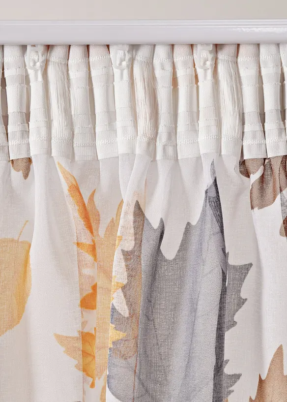 Gardin med &aring;tervunnen polyester (1-pack), bonprix