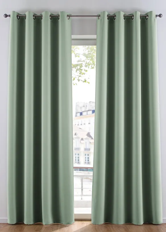 Mörkläggande gardinlängd, flera storlekar (1-pack), bonprix