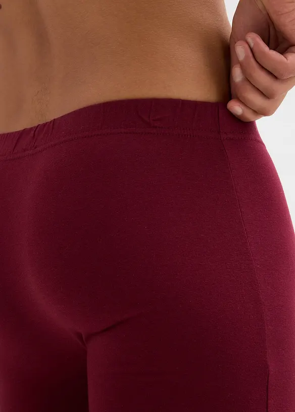 Långa boxershorts med bomull (3-pack), bonprix