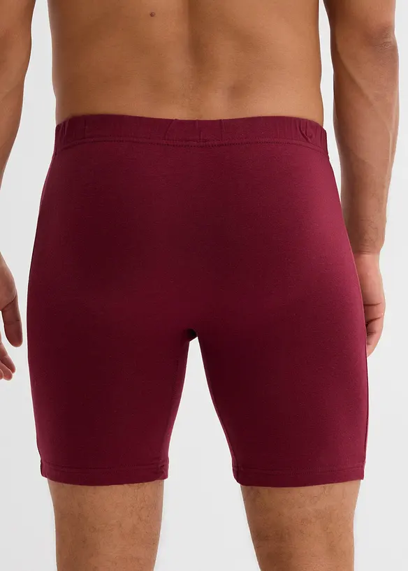 Långa boxershorts med bomull (3-pack), bonprix