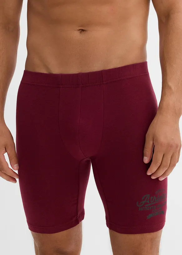 Långa boxershorts med bomull (3-pack), bonprix