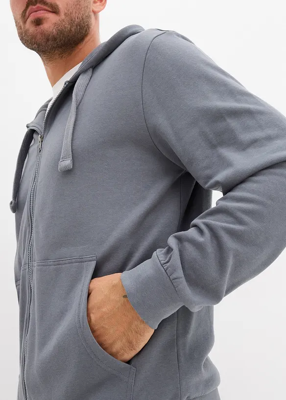 Munkjacka med dragkedja, bonprix