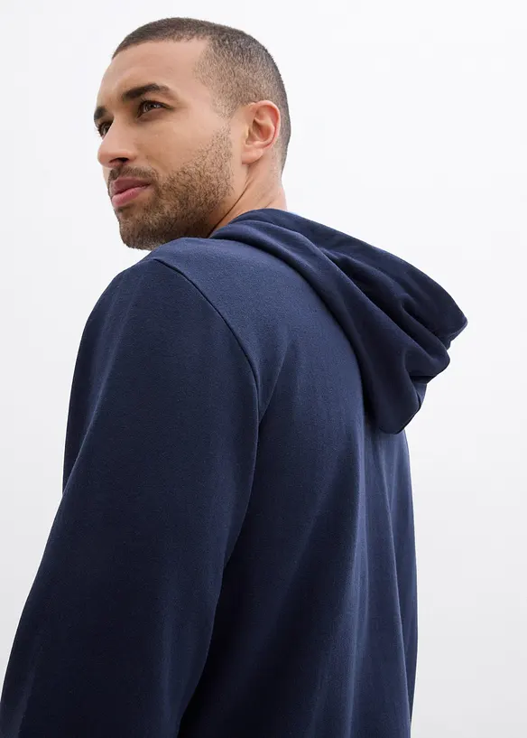 Sweatshirt med huva, bonprix