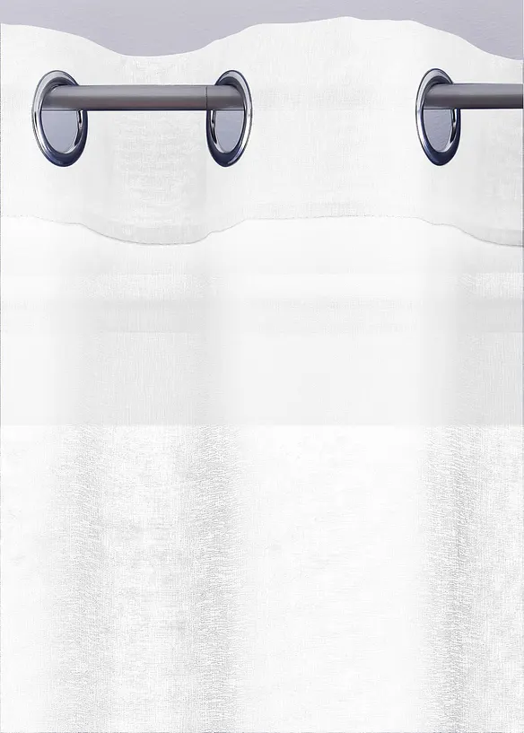 Gardin med återvunnen polyester och fint strukturerad yta (1-pack), bonprix