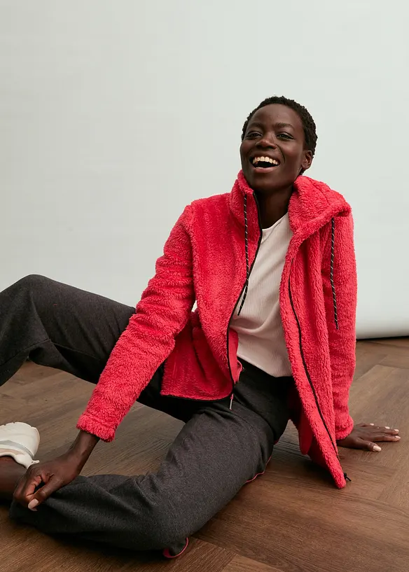 Jacka i teddyfleece, bonprix