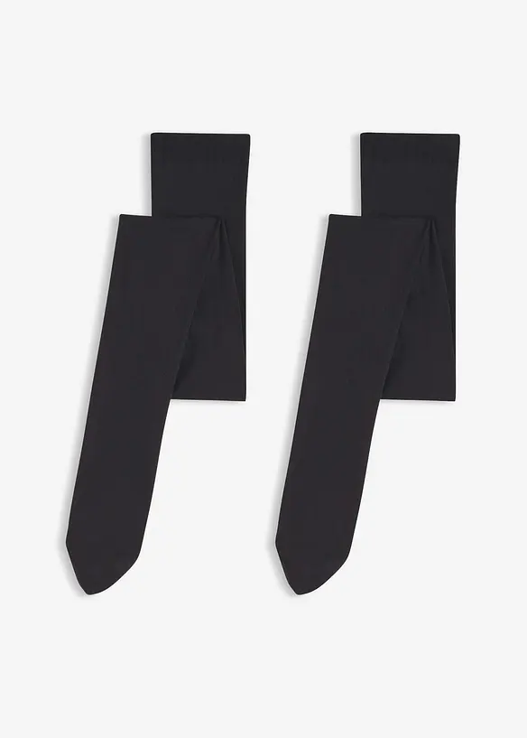 Strumpbyxa med återvunnen polyamid, 50 den (2-pack), bonprix