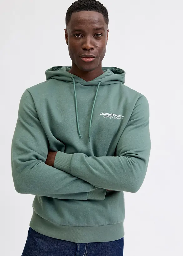Sweatshirt med huva från JJ REBEL, J&J Rebel