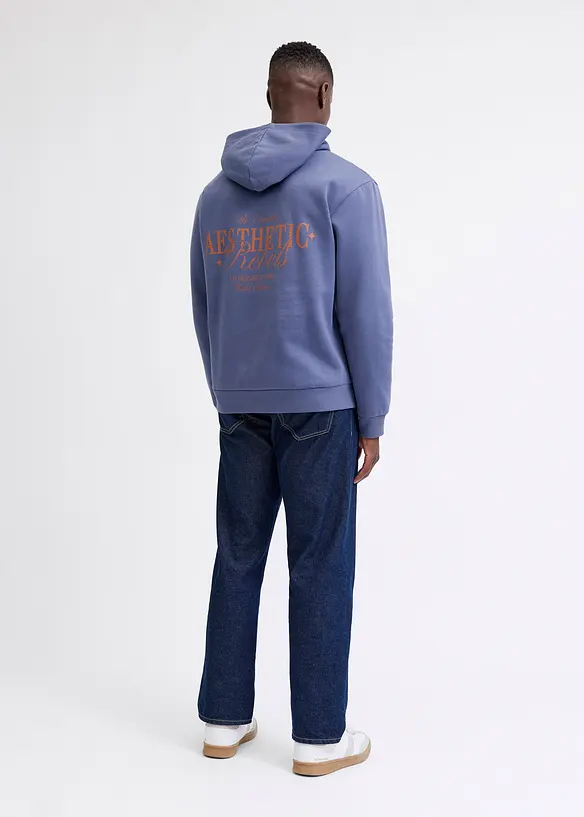 JJ REBEL-luvtröja med tryck på ryggen, J&J Rebel