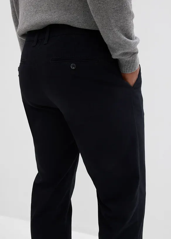Chinos av bomull i Regular Fit, Straight, bonprix