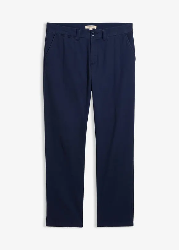 Chinos av bomull i Regular Fit, Straight, bonprix