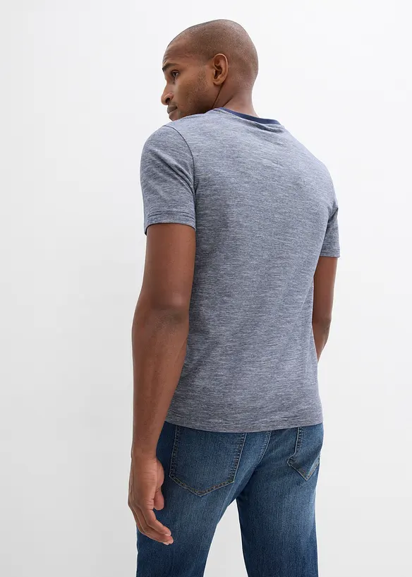 T-shirt med bekvämt snitt i ren bomull (2-pack), bonprix