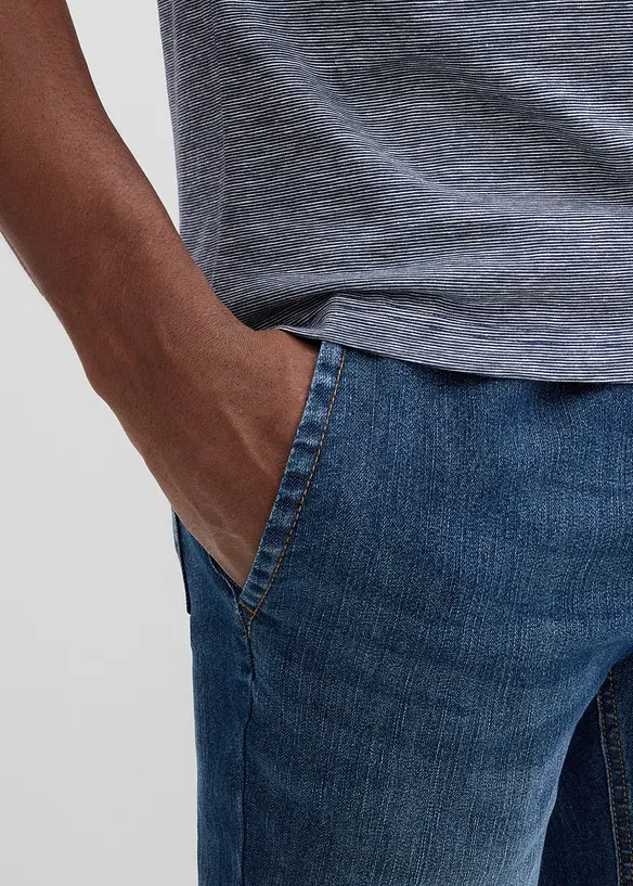 T-shirt med bekvämt snitt i ren bomull (2-pack), bonprix