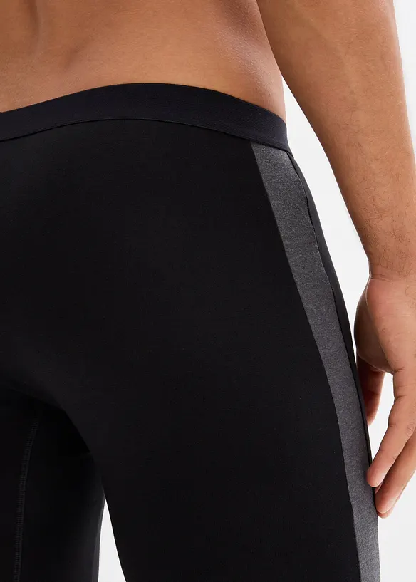 L&aring;nga boxershorts med bomull (2-pack), bonprix