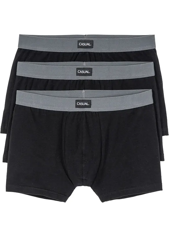 Boxershorts med bomull (3-pack), bonprix