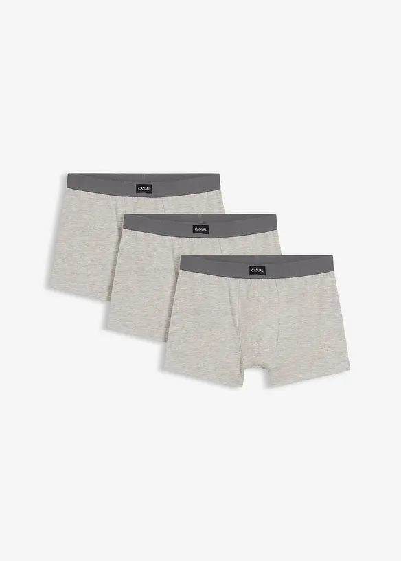 Boxershorts med bomull (3-pack), bonprix
