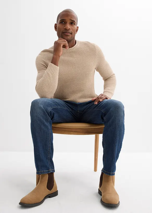 Tr&ouml;ja med &aring;tervunnen bomull, bonprix