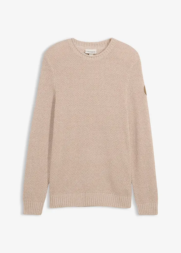 Tr&ouml;ja med &aring;tervunnen bomull, bonprix