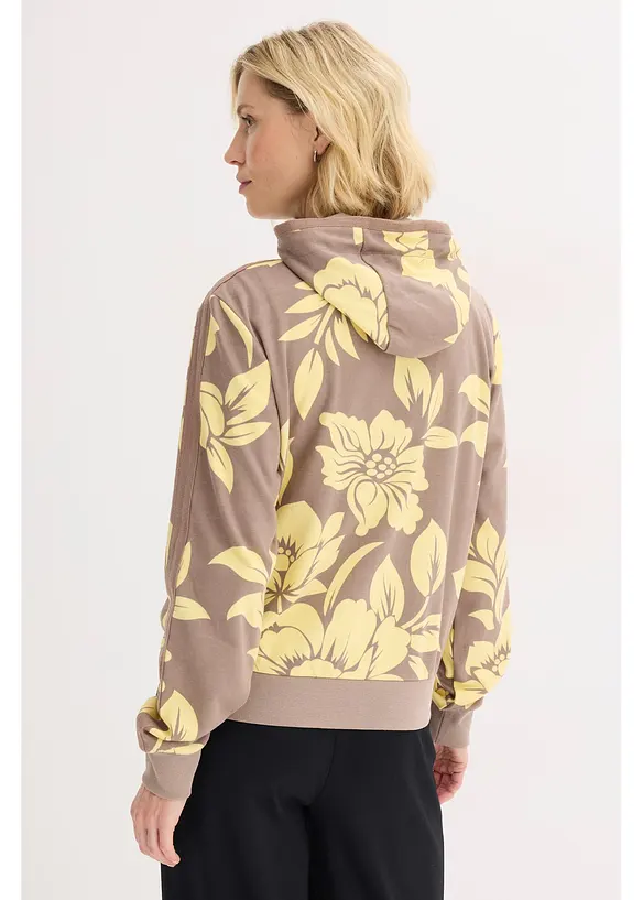 Sweatjacka med bomull, bonprix