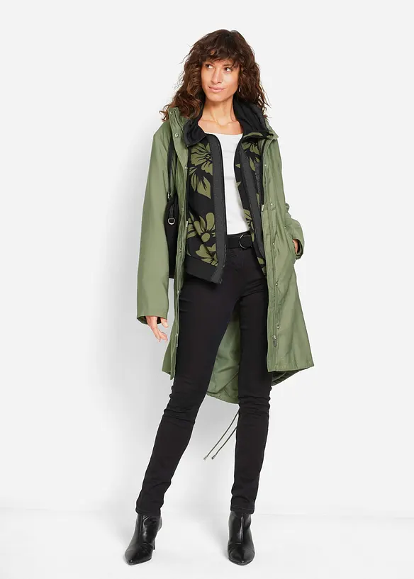 Sweatjacka med bomull, bonprix