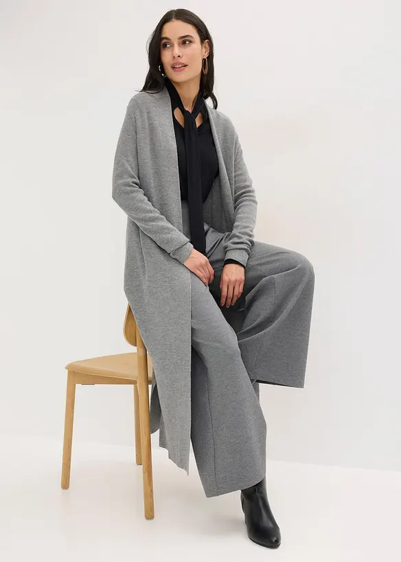 L&aring;ng cardigan med viskos, bonprix