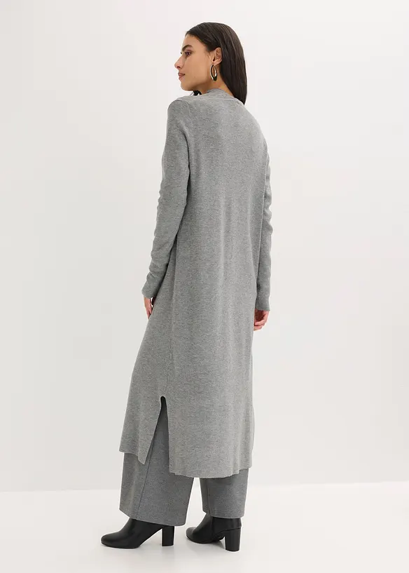 L&aring;ng cardigan med viskos, bonprix