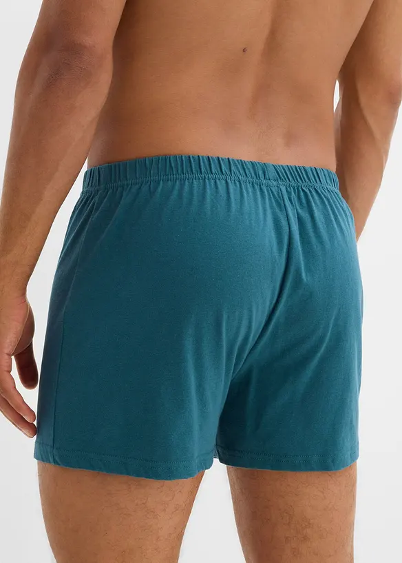 Lediga jerseyboxershorts i bomull (5-pack), bonprix