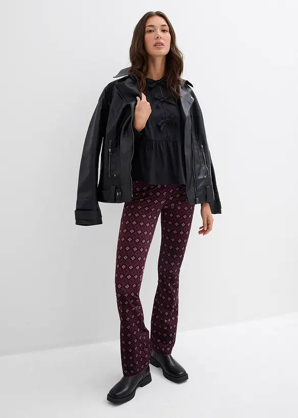 Blus med rosetter, bonprix