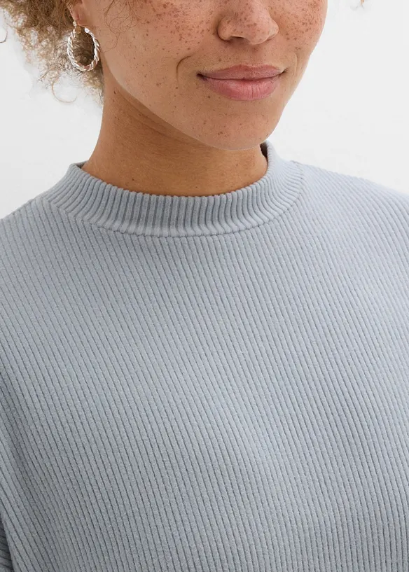 Ribbad miniklänning, bonprix