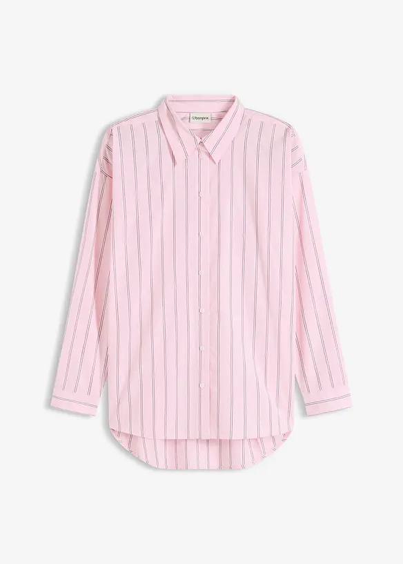 Skjortblus i bomull, bonprix