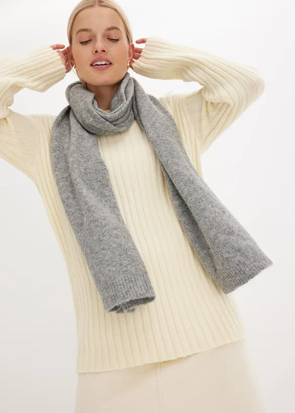 Ribbstickad oversizetr&ouml;ja, bonprix