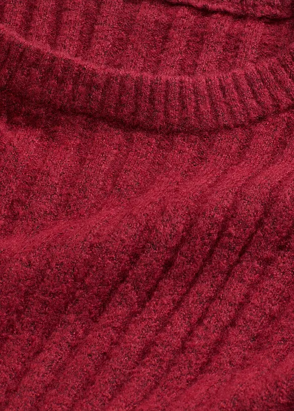 Ribbstickad oversizetr&ouml;ja, bonprix