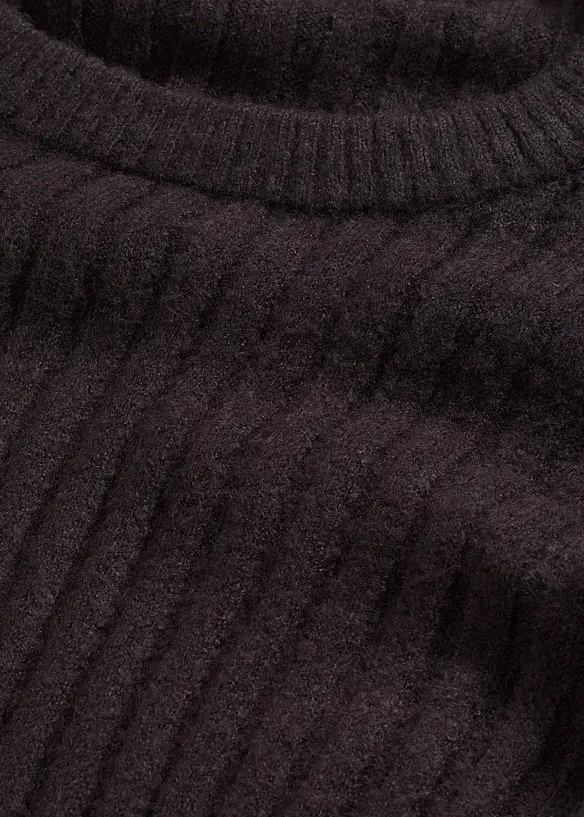 Ribbstickad oversizetr&ouml;ja, bonprix