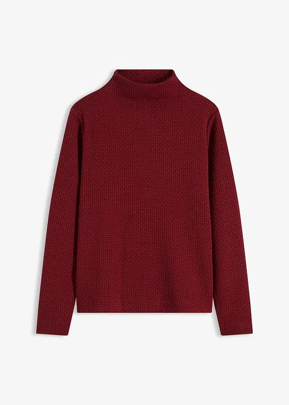Sweatshirt med st&aring;krage, bonprix