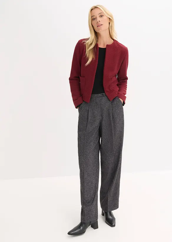 Jerseykavaj i kort modell, bonprix