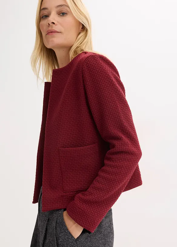 Jerseykavaj i kort modell, bonprix