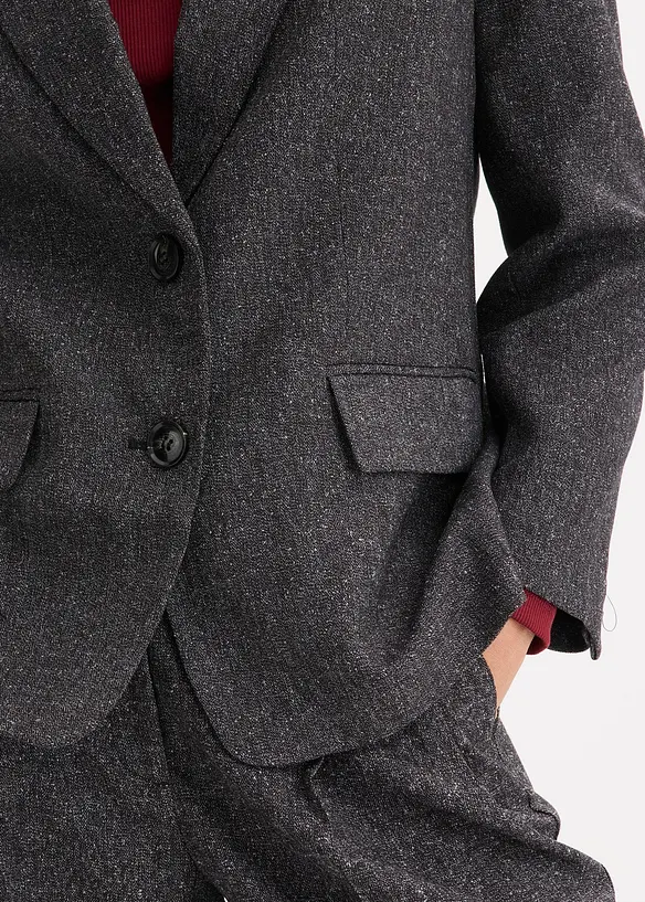 Oversizekavaj i fintr&aring;dig viskosmix, bonprix