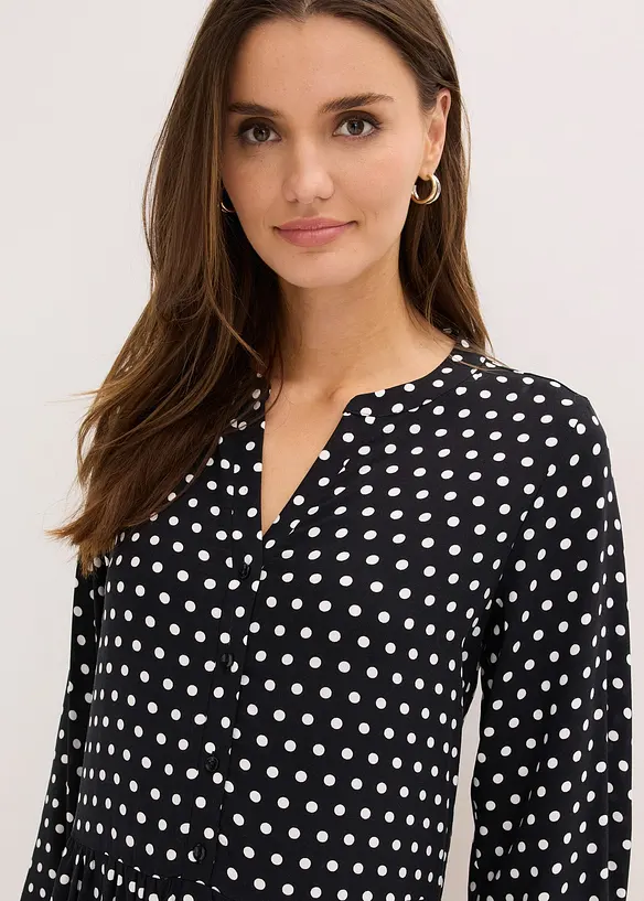 Midikl&auml;nning av viskos med mjukt fall, bonprix