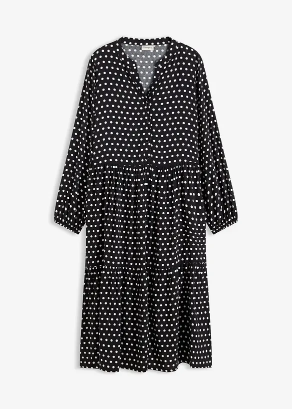 Midikl&auml;nning av viskos med mjukt fall, bonprix