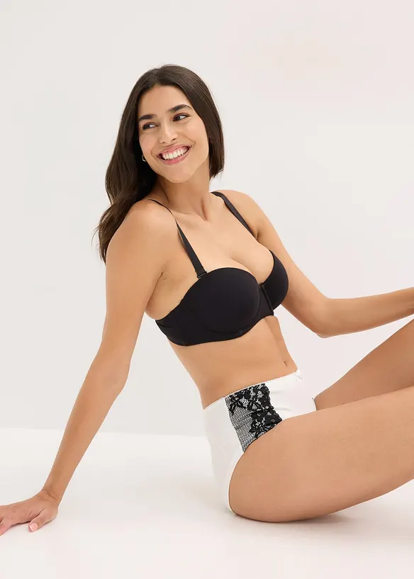 Maxihipstertrosa med ekologisk bomull (4-pack), bonprix