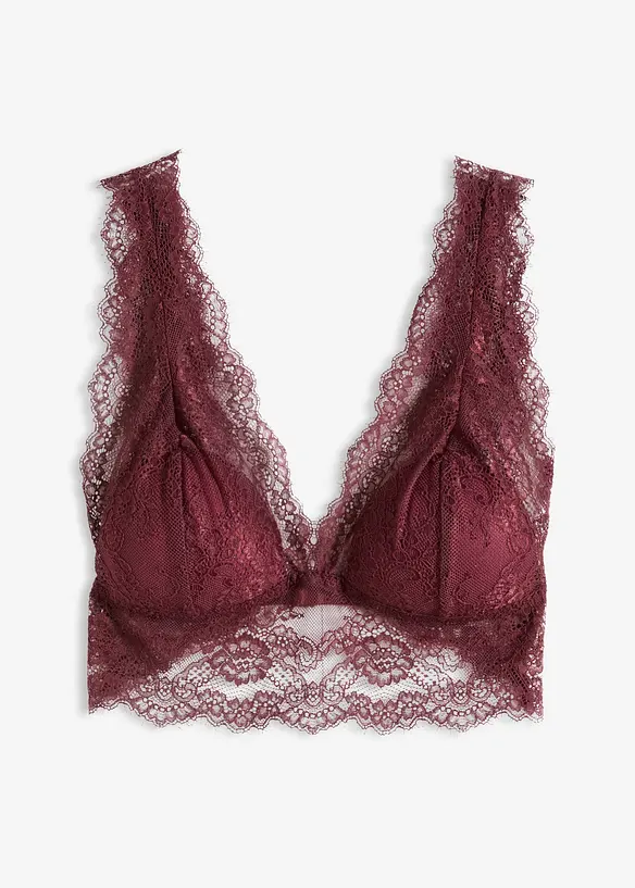 Bralette av mjuk spets, bonprix